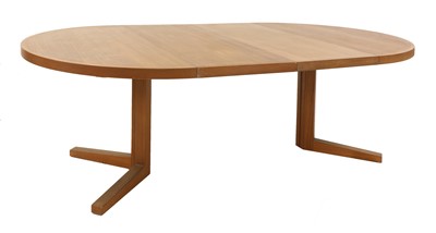 Lot 218 - A Danish teak circular dining table