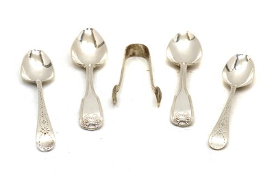 Lot 22 - A collection of George III and later silver flatware