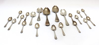 Lot 8 - A collection of George II and later silver flatware