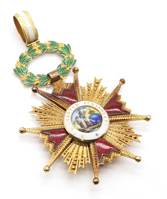 Lot 74 - An Order of Isabella the Catholic Grand Cross pendant