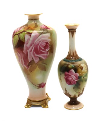 Lot 163 - A Royal Worcester porcelain vase