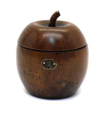 Lot 263A - A Georgian style fruitwood tea caddy