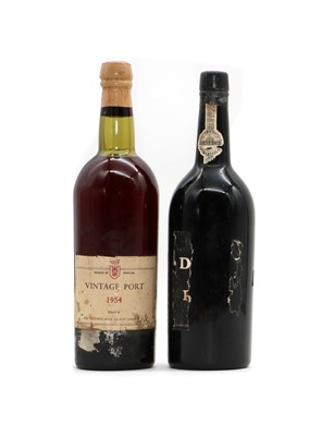 Lot 276 - Dows, Vintage Port, 1970 (1) and