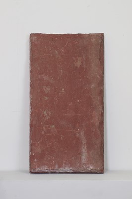 Lot 94 - A Mughal red sandstone panel