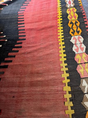 Lot 39 - A kilim flatweave carpet