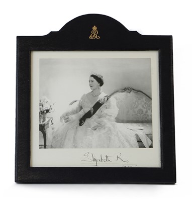 Lot 307 - A signed photograph of HM Queen Elizabeth, the Queen Mother