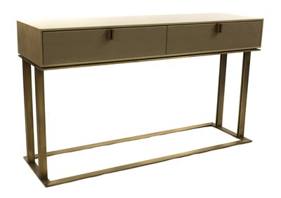 Lot 356 - A contemporary console table