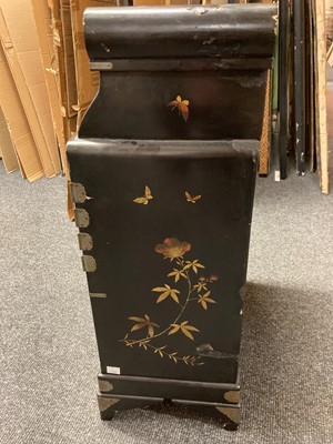 Lot 111 - A Japanese gilt lacquered table cabinet