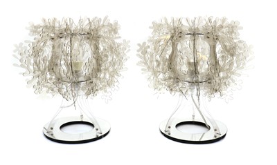 Lot 295 - A pair of Fiorella table lamps