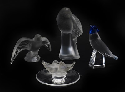 Lot 202 - A collection of Lalique glass figures