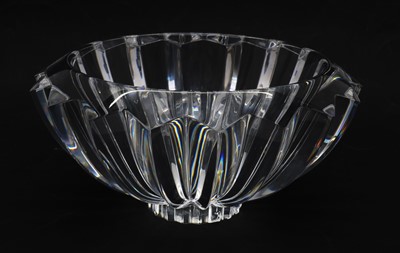 Lot 190 - An Orrefors cut glass bowl