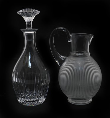 Lot 189 - A Lalique water jug