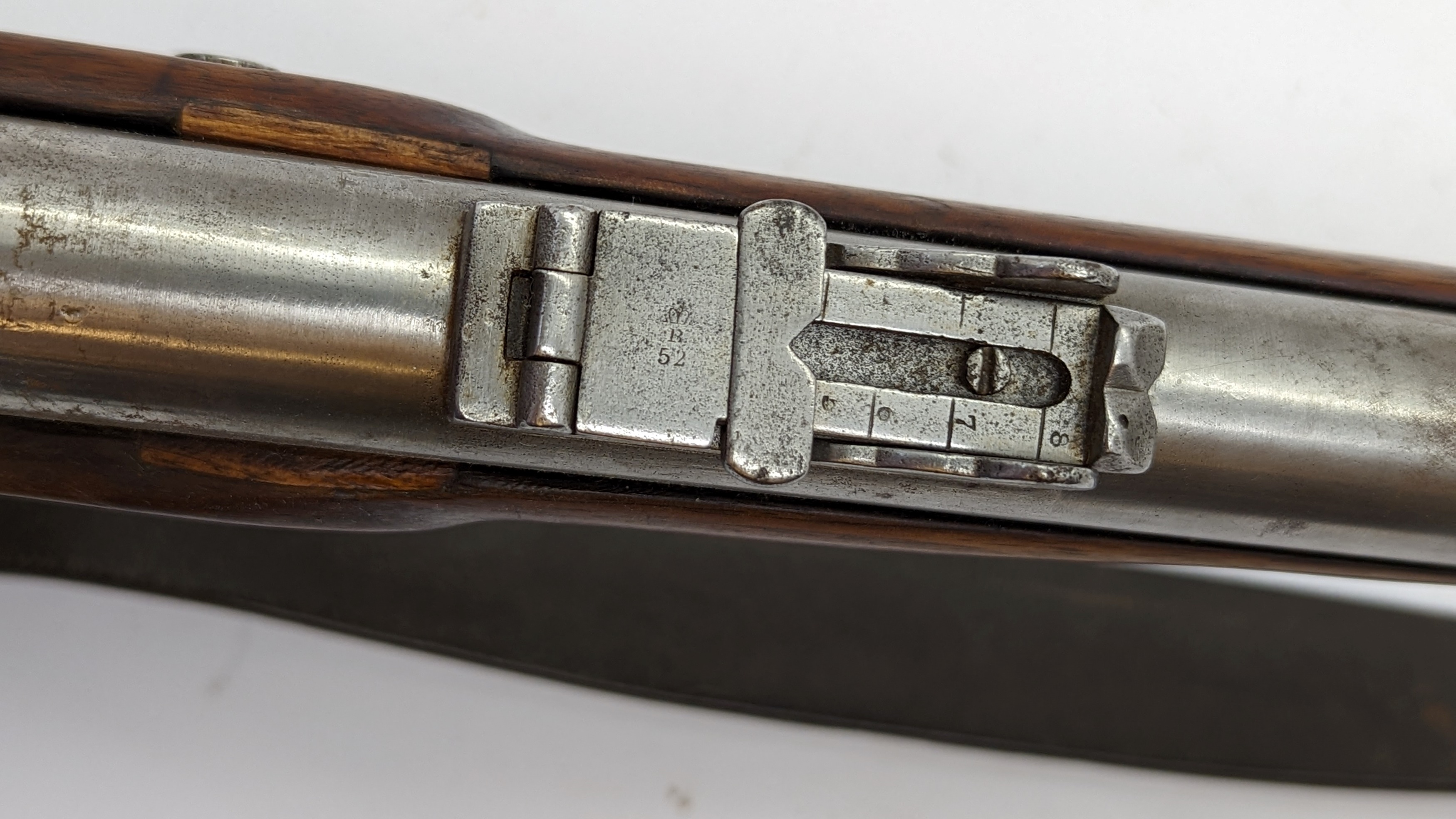 Lot 63 - A Lee Enfield three-band percussion rifle,