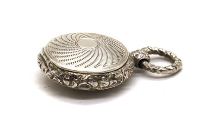 Lot 27 - A George IV novelty silver 'Pocket Watch' vinaigrette
