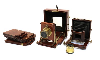 Lot 277 - An A J. Lancaster and sons field camera