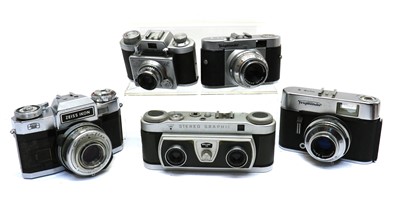 Lot 353 - A collection of five film cameras