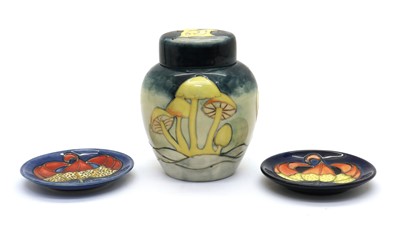Lot 152 - A Moorcroft 'Claremont' pattern ginger jar and cover