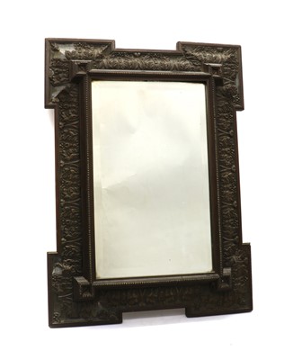Lot 298 - A carved mirror