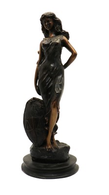 Lot 272 - A bronze figure