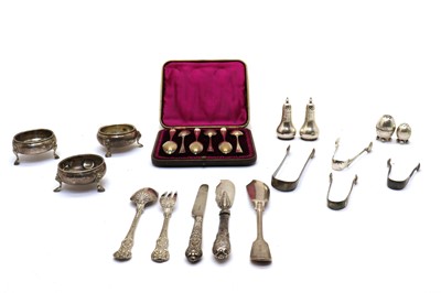 Lot 50 - A composed group of three silver open salts