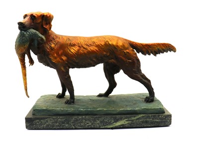 Lot 262 - A cold painted bronze figure