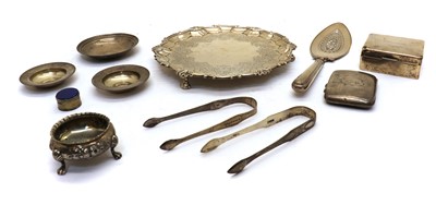 Lot 51 - A collection of silver items