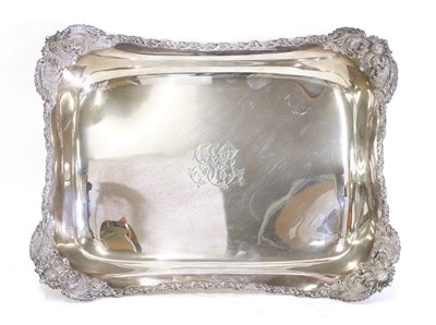 Lot 14 - A Tiffany & Co. Art Nouveau silver serving dish