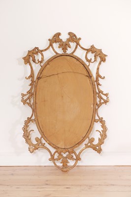 Lot A George III giltwood pier mirror