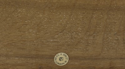 Lot 48 - A Heal's oak single bed frame