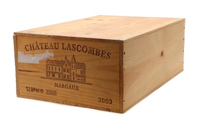 Lot 148 - Chateau Lascombes, Margaux, 2003 (12, OWC)