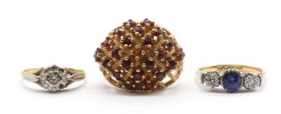 Lot 252 - Three gold rings