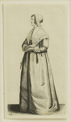 Lot 16 - Wenceslaus Hollar (Bohemian, 1607-1677)