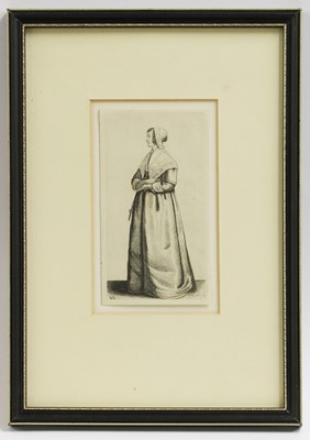 Lot 16 - Wenceslaus Hollar (Bohemian, 1607-1677)