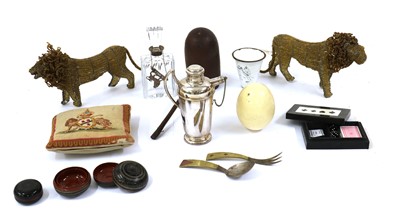 Lot 176 - A group of items of lion interest