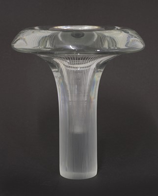 Lot 277 - An Iittala glass 'Tatti' vase