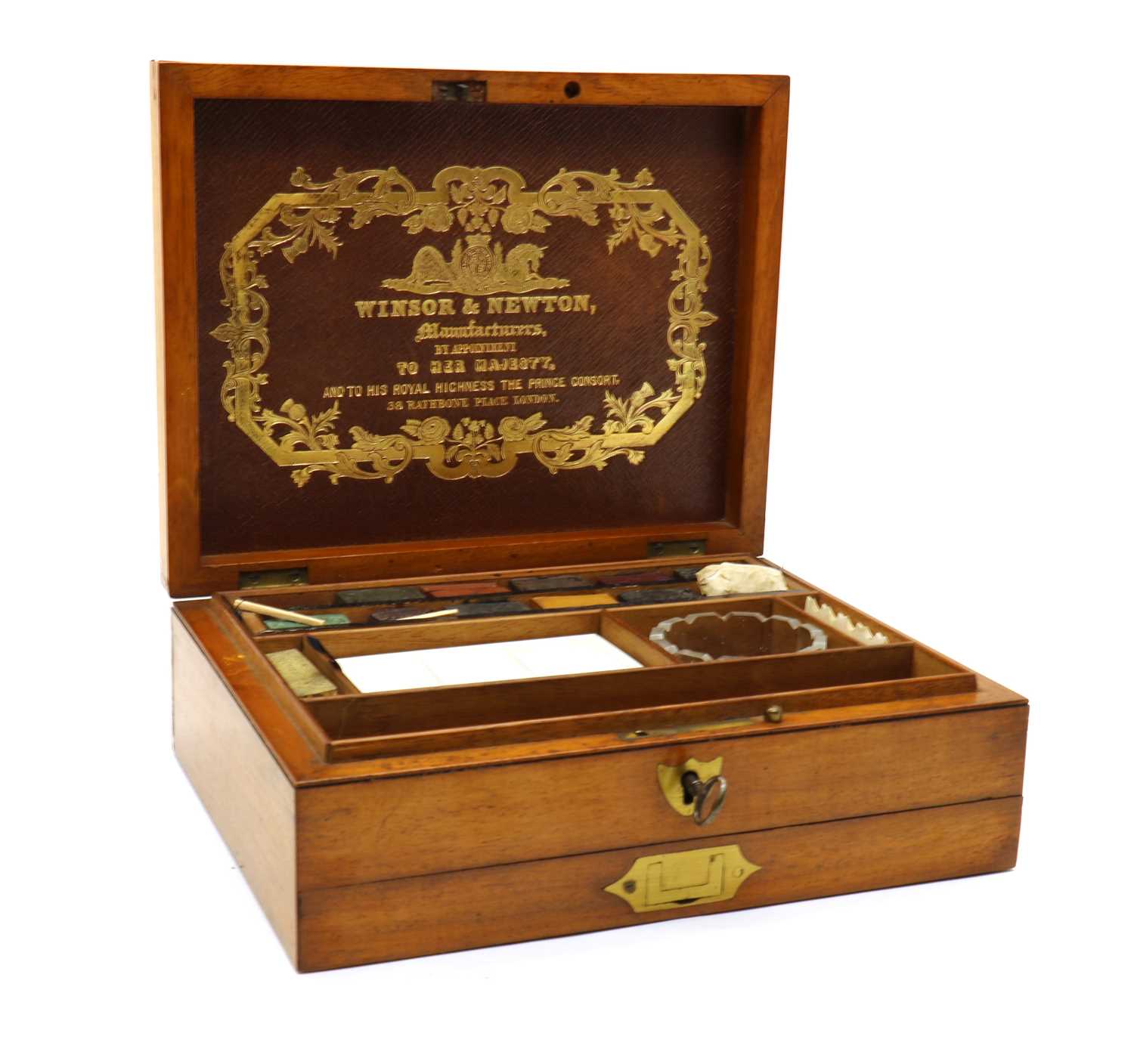Lot 174 - A Winsor & Newton paint box