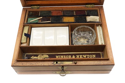 Lot 174 - A Winsor & Newton paint box