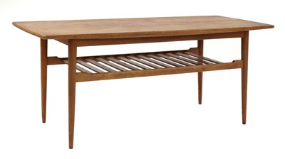 Lot 370 - A Danish teak coffee table