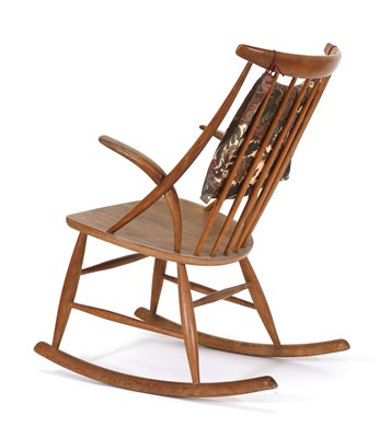 Lot 282 - A Danish oak 'Gyngestol No. 3' rocking chair