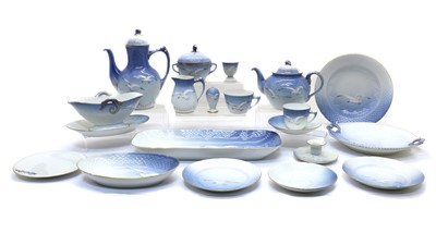 Lot 78 - A Danish Bing & Grondahl porcelain 'Seagull' dinner and coffee service