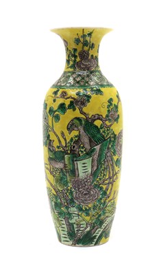 Lot 68 - A Chinese famille verte vase