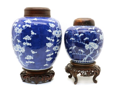 Lot 62 - Two Chinese blue and white procelain jars