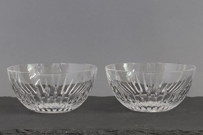 Lot 340 - A suite of 'Massena' crystal glasses by Baccarat