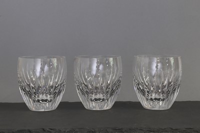 Lot 340 - A suite of 'Massena' crystal glasses by Baccarat