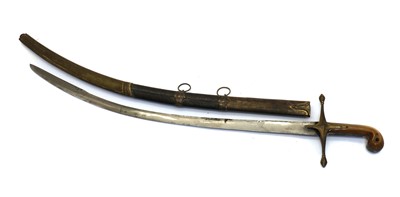 Lot 105 - A Persian shamshir sword