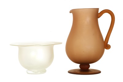 Lot 257 - A Murano glass jug