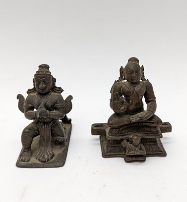 Lot 85 - A collection of decorative bronze and alloy figures