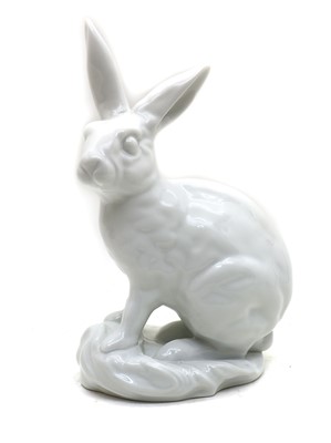Lot 216 - A Herend porcelain figurine