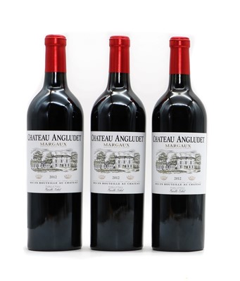Lot 115 - Chateau d'Angludet, Margaux, 2012 (3) and 2018 (6, OWC)