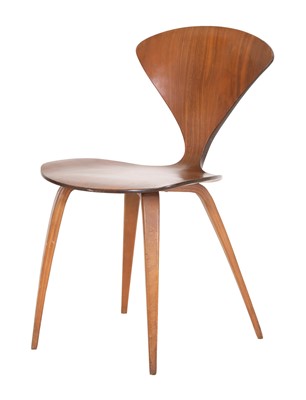Lot 221 - A walnut side chair